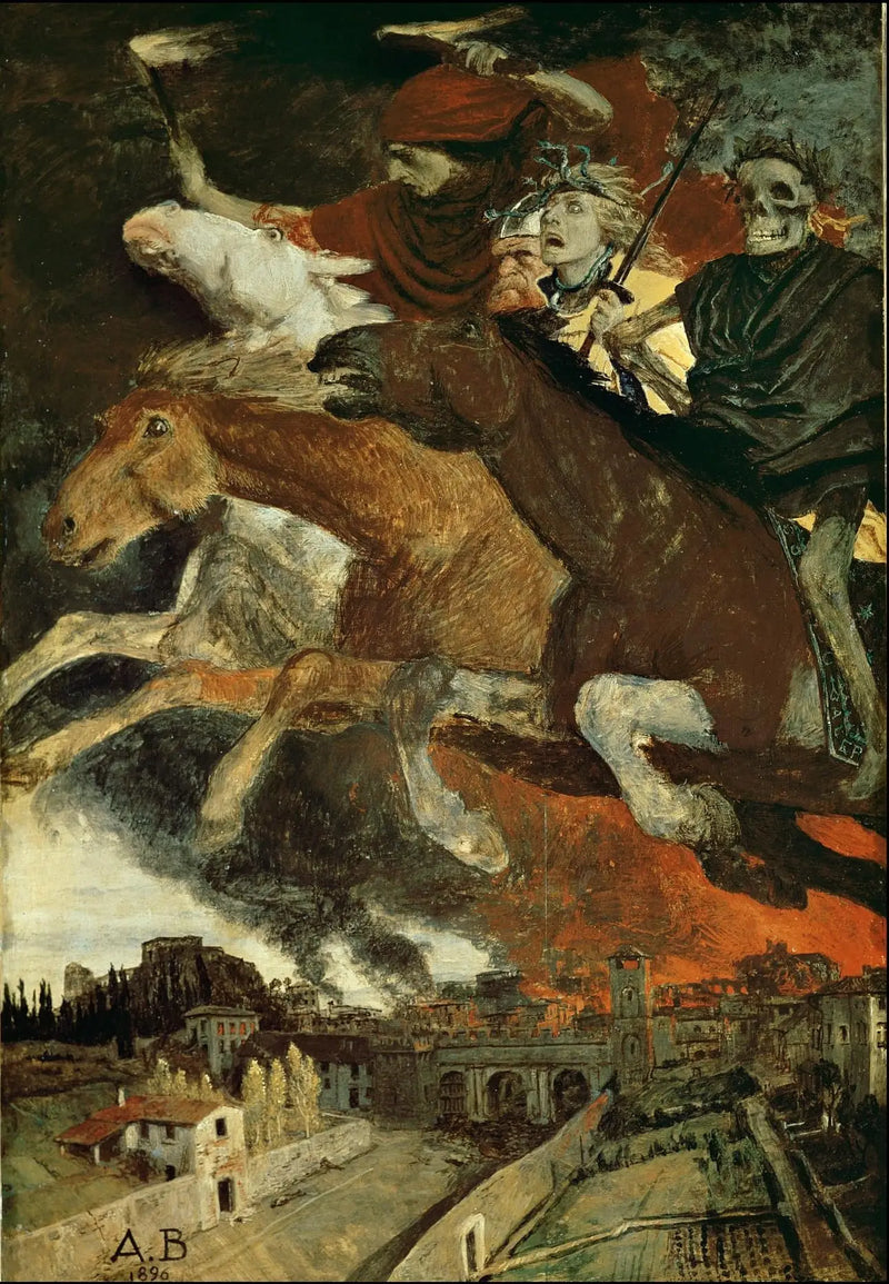 Der Krieg - Arnold Böcklin