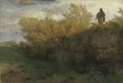 Joueur de cornemuse - Arnold Böcklin - Alpha Reproduction