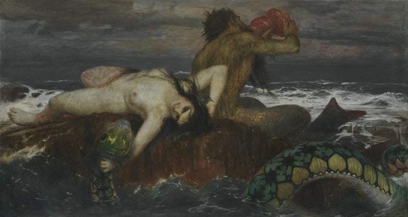 Triton und Nymphe - Arnold Böcklin