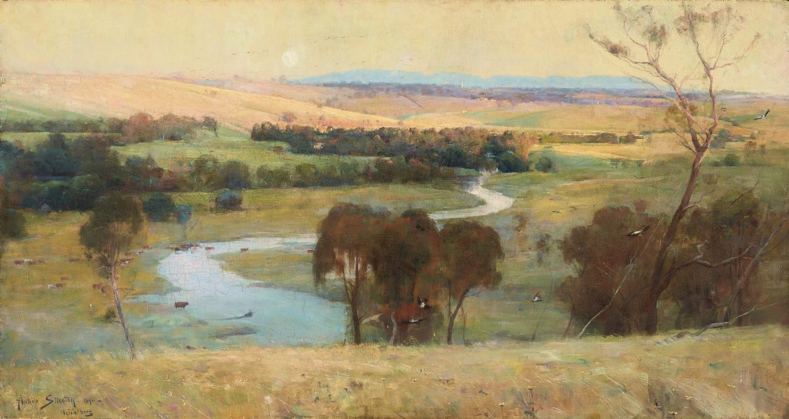 Still Glides the Stream - Arthur Streeton