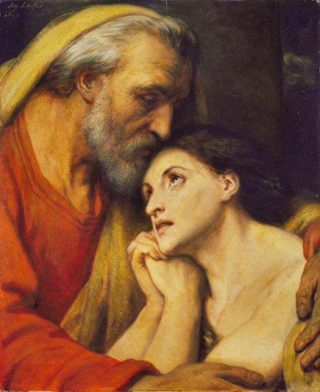 Die Rückkehr des verlorenen Sohnes - Ary Scheffer
