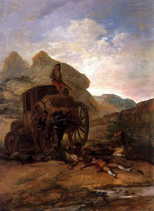 Überfall von Dieben - Francisco de Goya