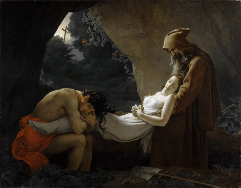 Die Beerdigung von Atala - Anne-Louis Girodet