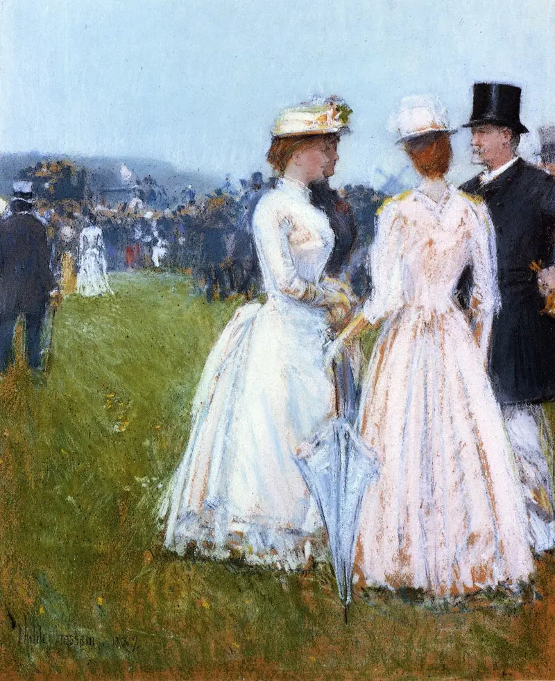 Beim Großen Preis von Paris - Childe Hassam