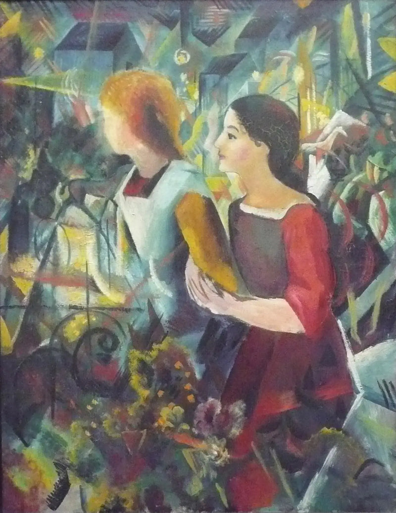Zwei Mädchen - August Macke