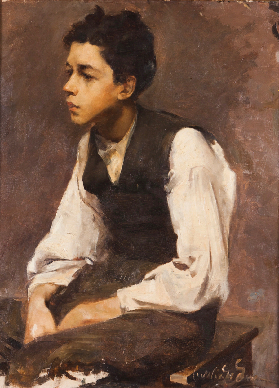 Portrait de jeune garçon, Aurélia de Sousa, 1910