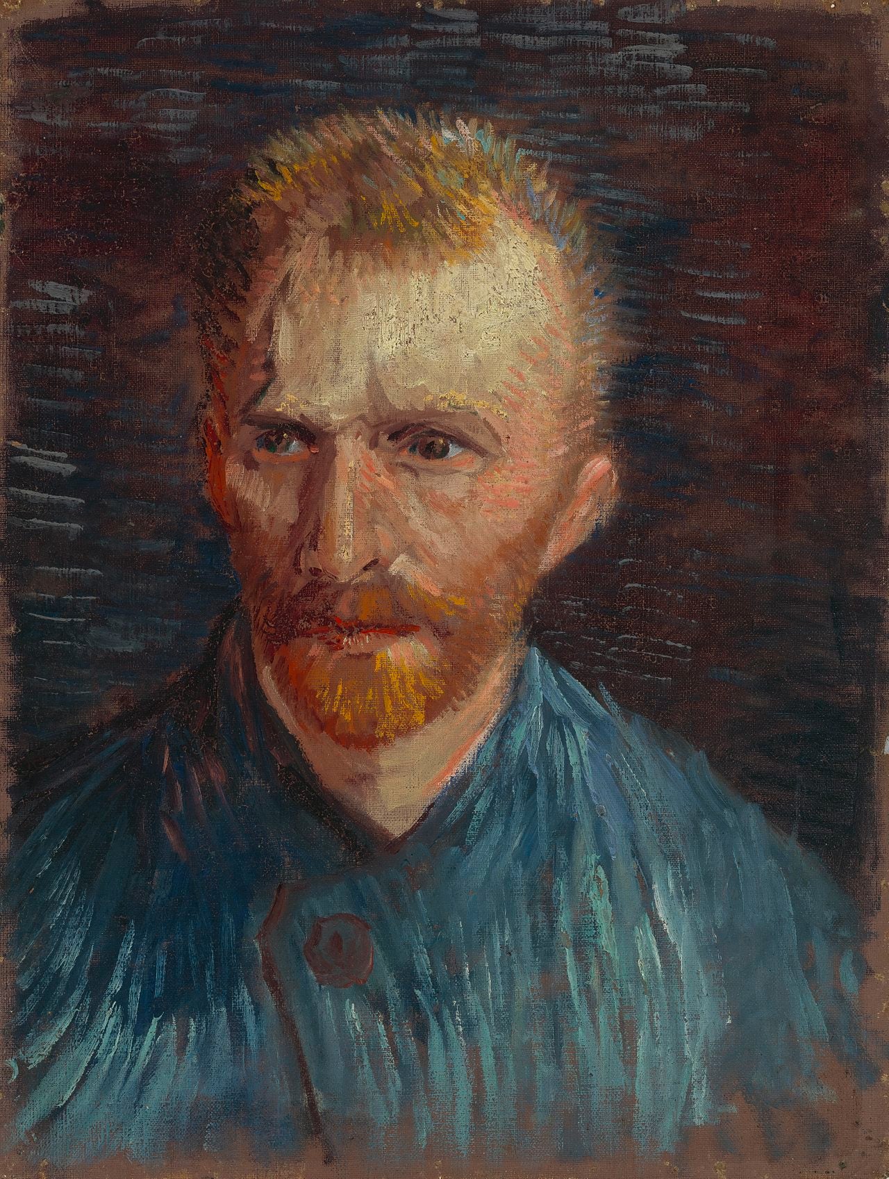 🎨 Selbstporträt – Vincent van Gogh (1887)