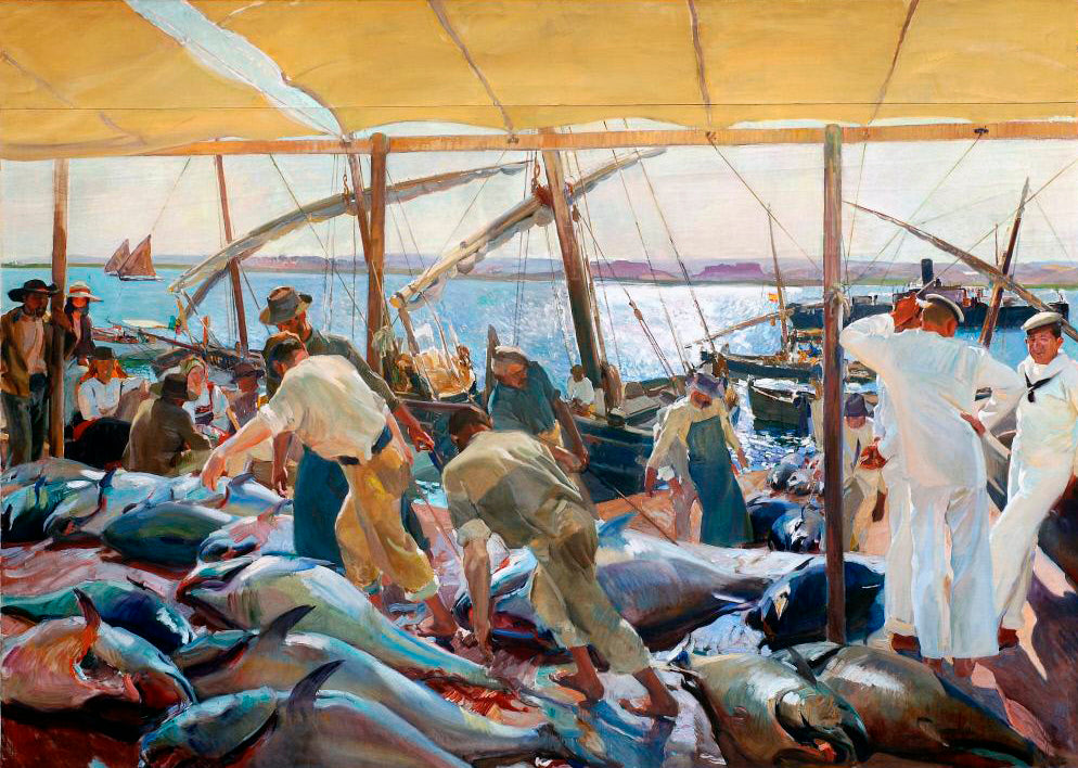 Reproduction du tableau « Ayamonte - Joaquín Sorolla » par Alpha Reproduction en peinture à l’huile