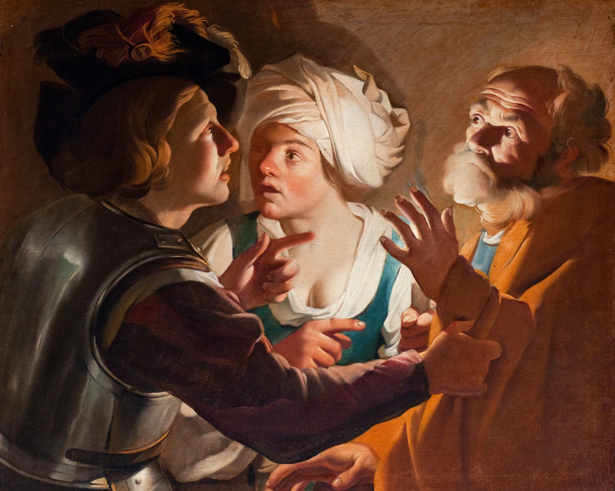 Le reniement de saint Pierre - Dirck van Baburen