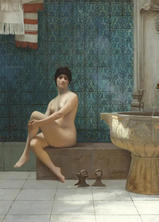 Schwimmerin im Schwimmbad von Brousse - Jean-Léon Gérôme