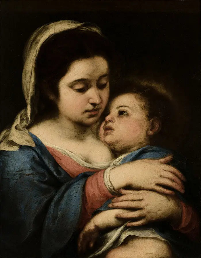 Jungfrau mit Kind - Bartolomé Esteban Murillo