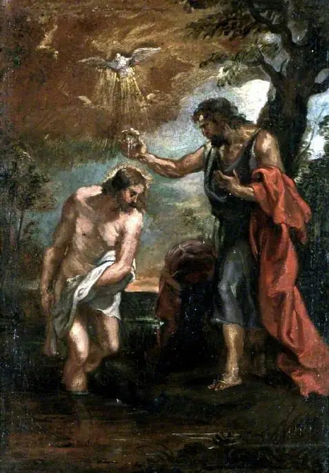 Le baptême du Christ - Bartolomé Esteban Murillo - Alpha Reproduction