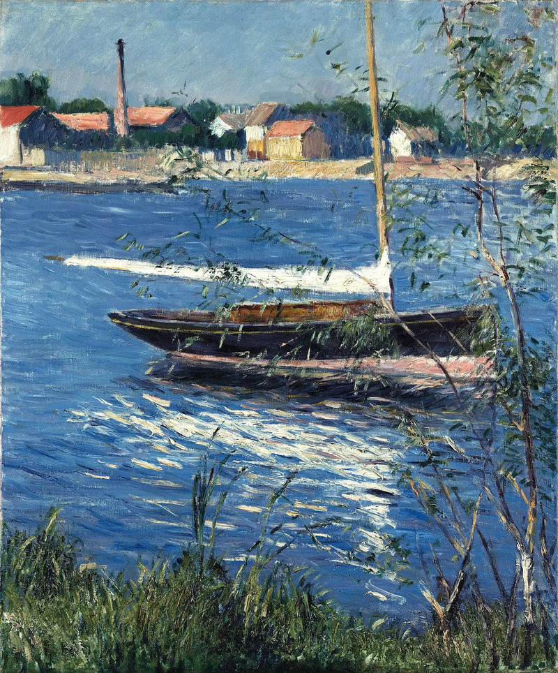 Boot vor Anker auf der Seine in Argenteuil - Gustave Caillebotte