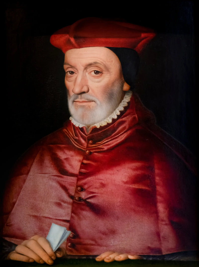 Porträt von Jean Bertrand, Erzbischof und Kardinal von Sens - Jean Clouet