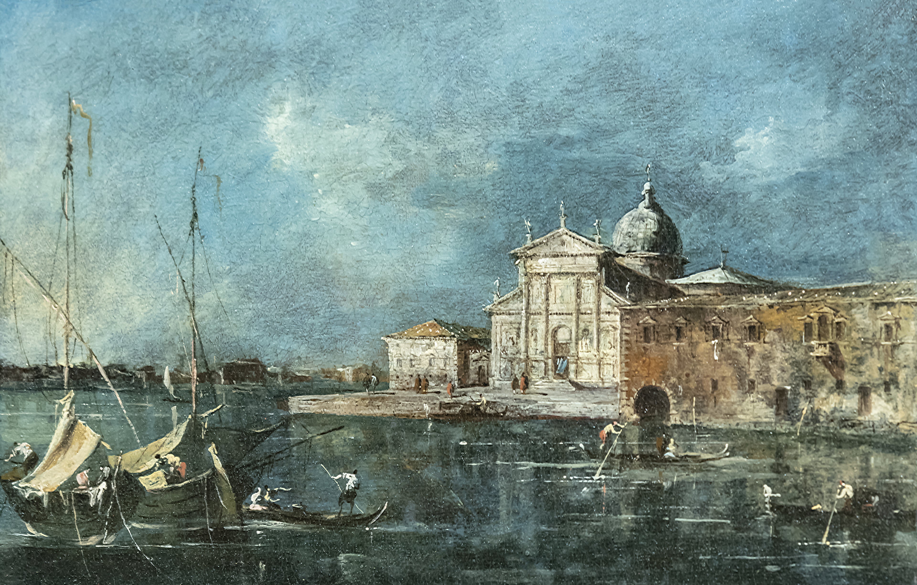 Vue de San Giorgio Maggiore de Venise - Francesco Guardi - Alpha Reproduction