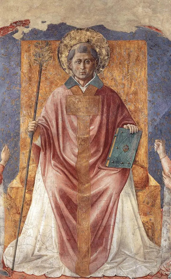 Saint Fortunat intronisé - Benozzo Gozzoli