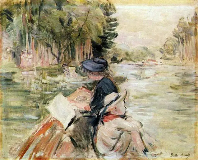 Im Boot - Berthe Morisot