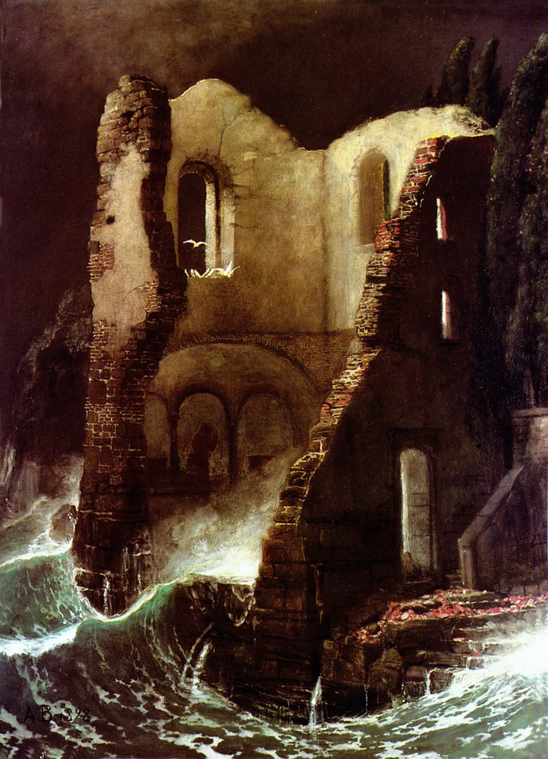 Die Kapelle - Arnold Böcklin