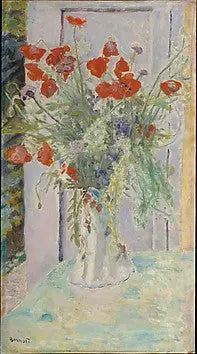 Mohnblumen in einer Vase - Pierre Bonnard