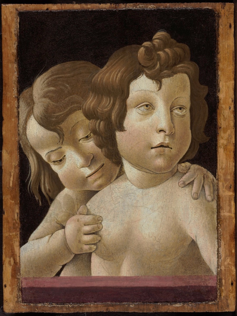 Das Jesuskind und der kleine Johannes der Täufer - Sandro Botticelli