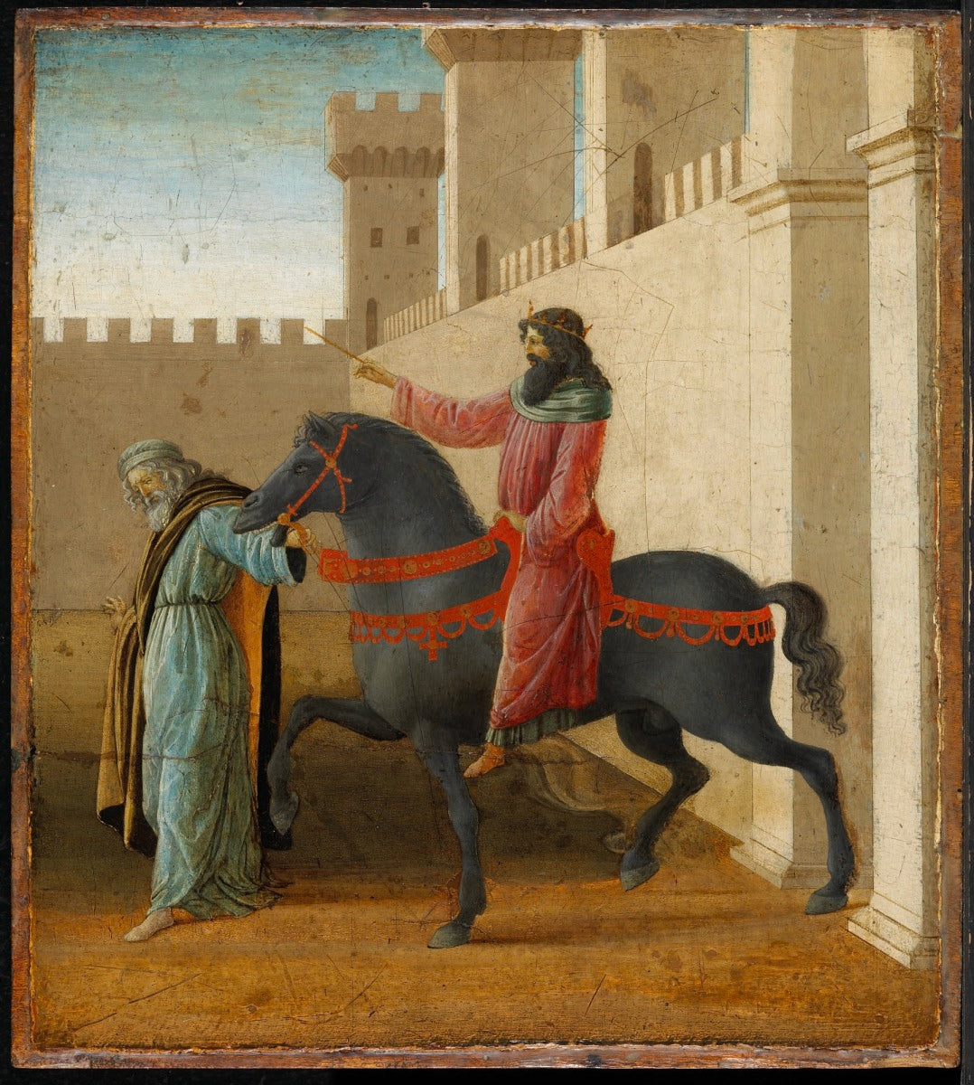 Der Triumph des Mardochai - Sandro Botticelli