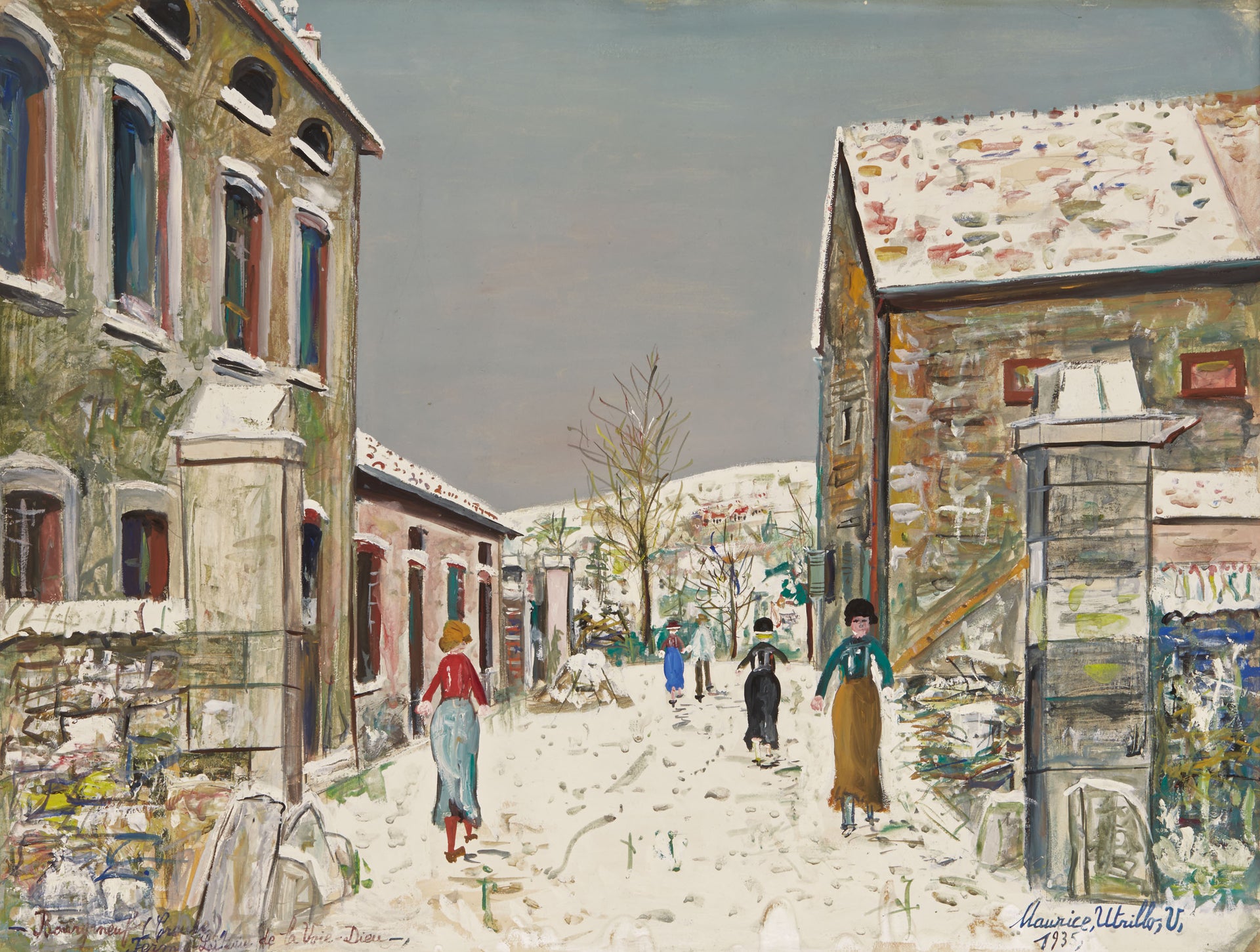 Bourganeuf (Creuse), Ferme-laiterie de la Voie-Dieu - Maurice Utrillo