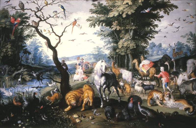 Les animaux entrant dans l'arche de Noé - Jan Brueghel le Jeune