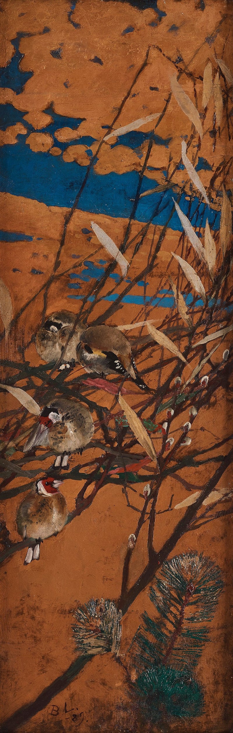 Stieglitze - Bruno Liljefors