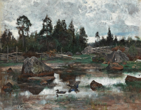 Uppland-Landschaft - Bruno Liljefors