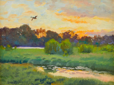 gestreckter Seevogel - Bruno Liljefors