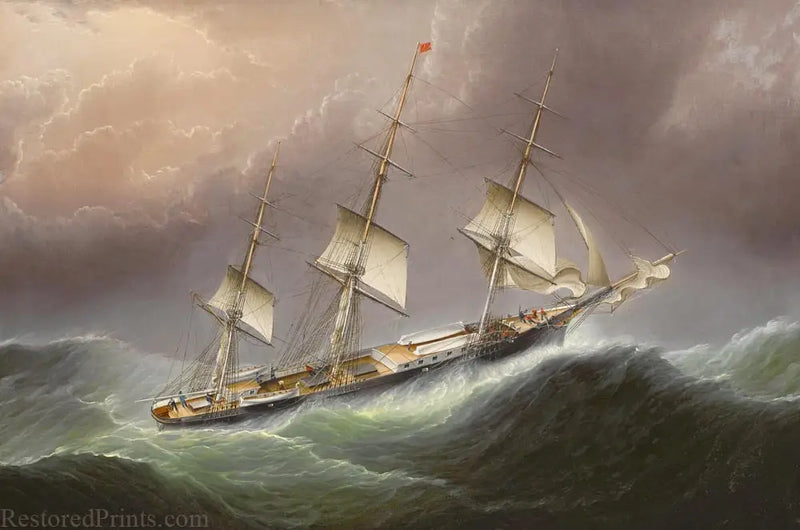 Fliegende Wolke bei schlechtem Wetter - James E. Buttersworth