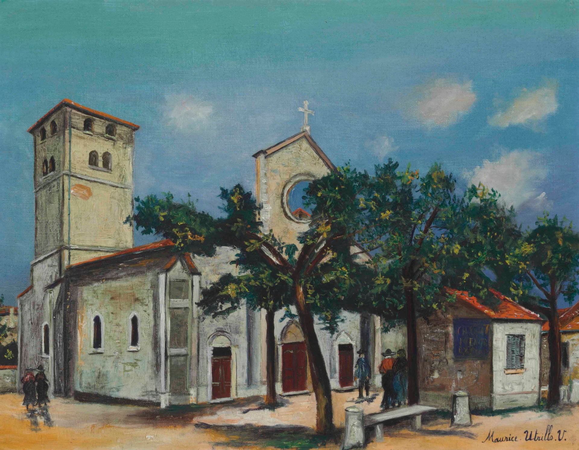 Église de Provence - Maurice Utrillo