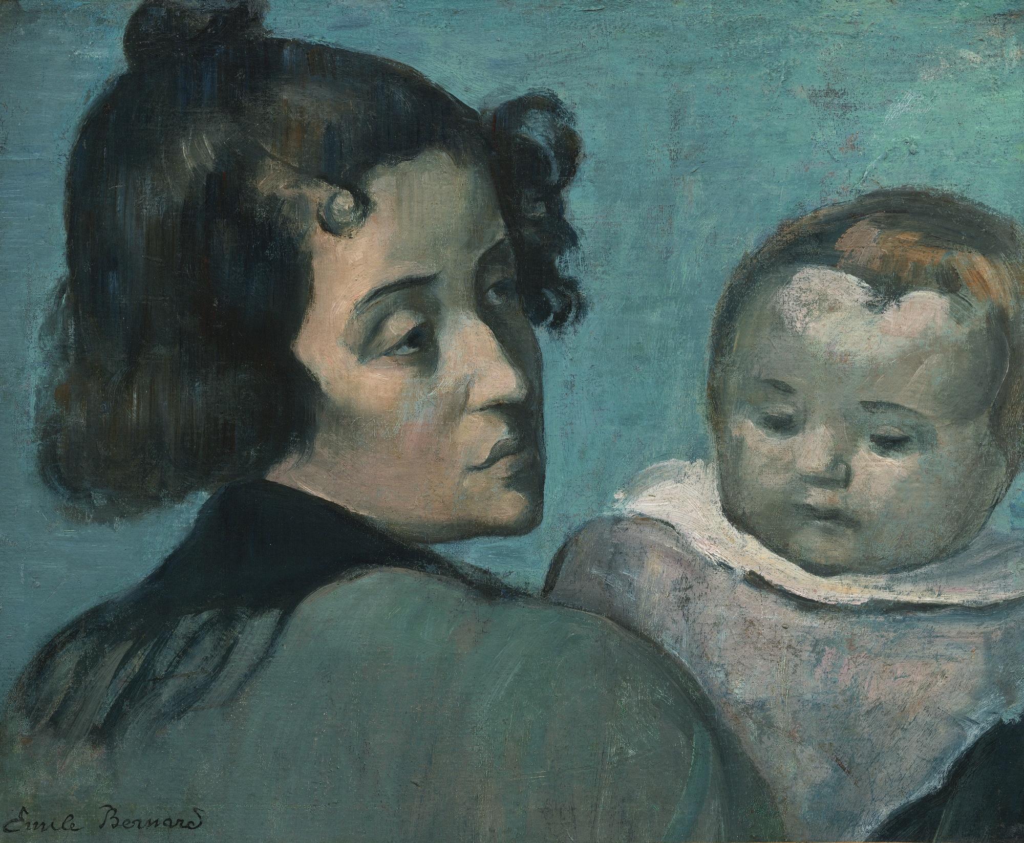 Mère et enfant - Émile Bernard - Alpha Reproduction
