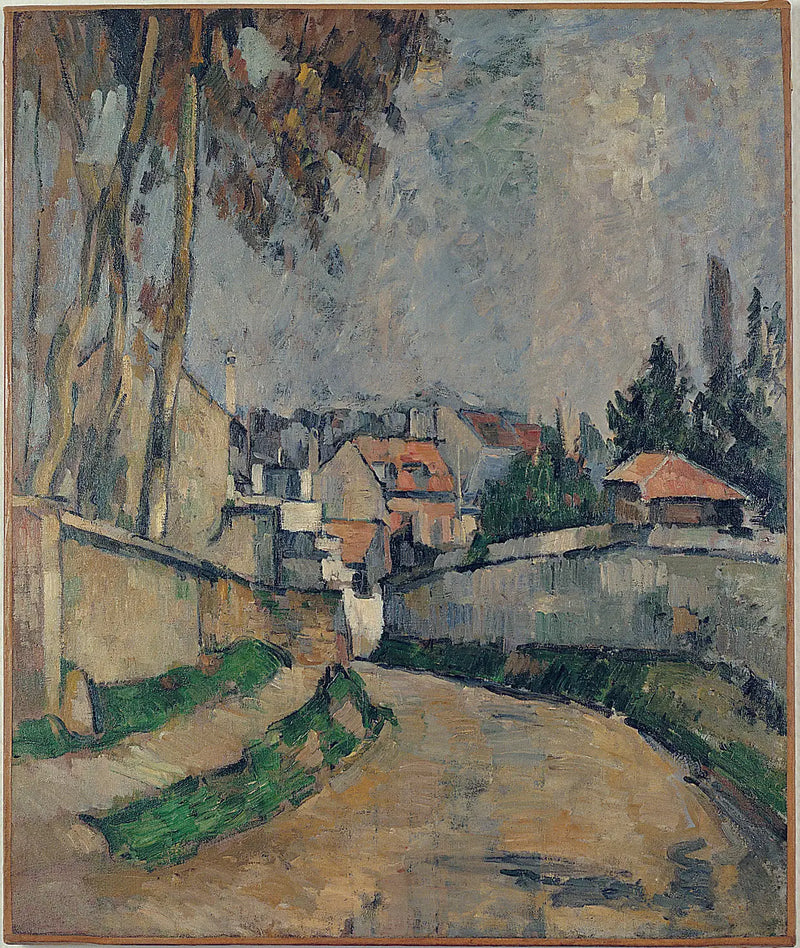 Häuser am Straßenrand II - Paul Cézanne