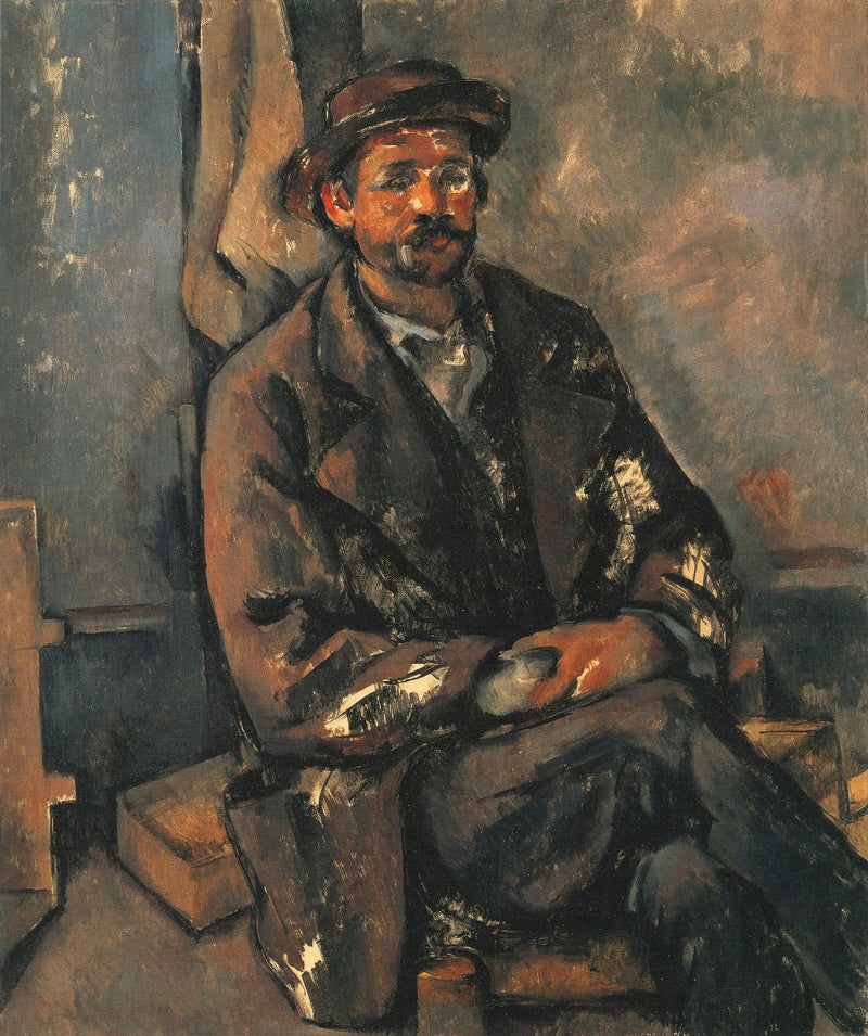 Sitzender Bauer - Paul Cézanne