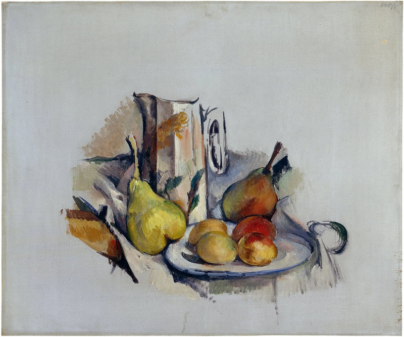 Stillleben mit Krug - Paul Cézanne
