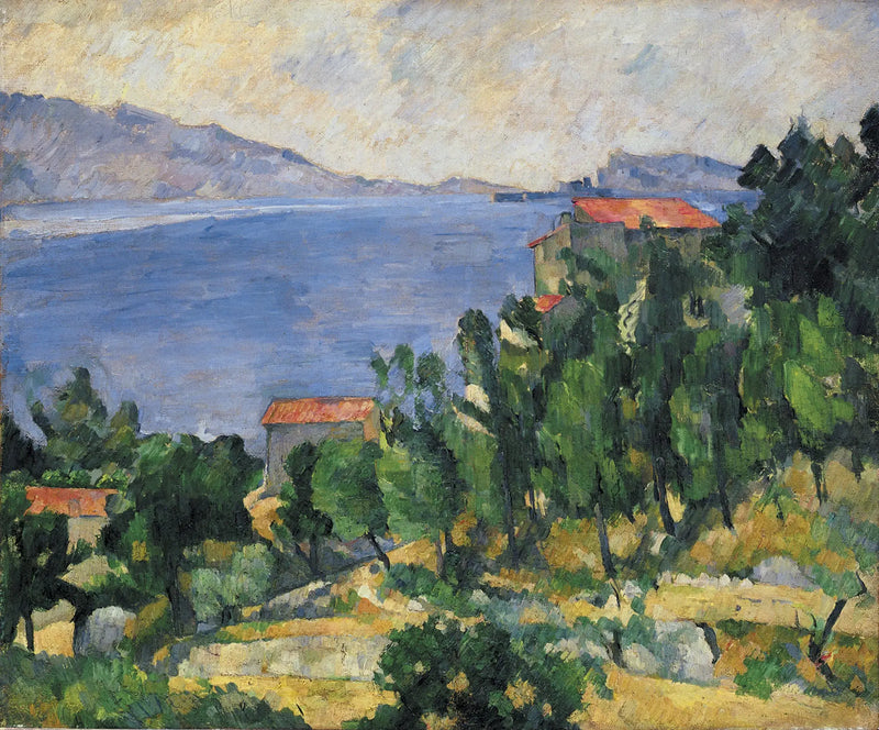 Die Bucht von L'Estaque von Osten gesehen - Paul Cézanne