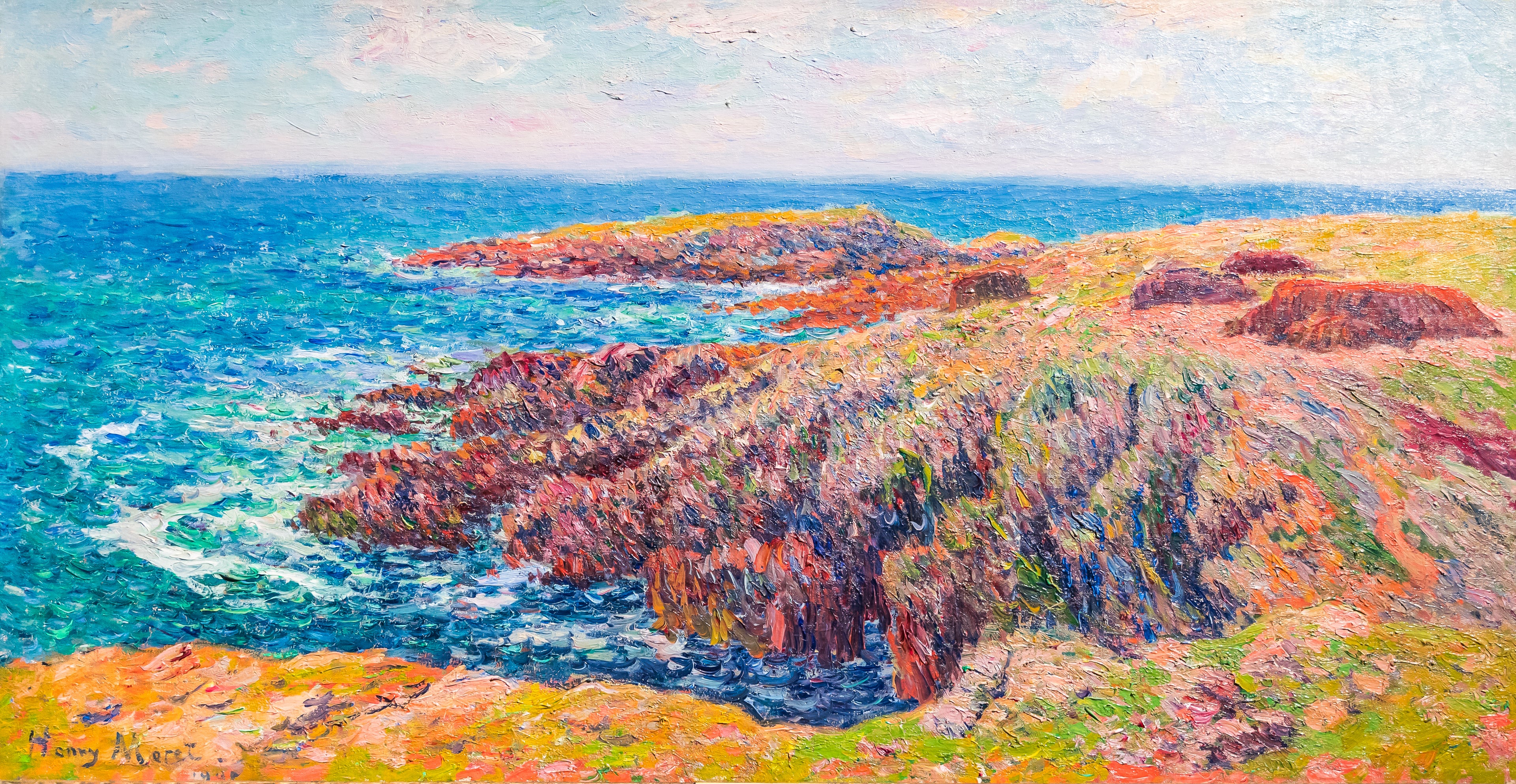 Côte de Belon Finistère - Henry Moret - Alpha Reproduction