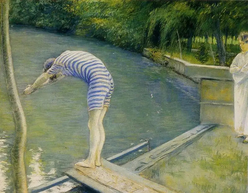 Der Schwimmer - Gustave Caillebotte