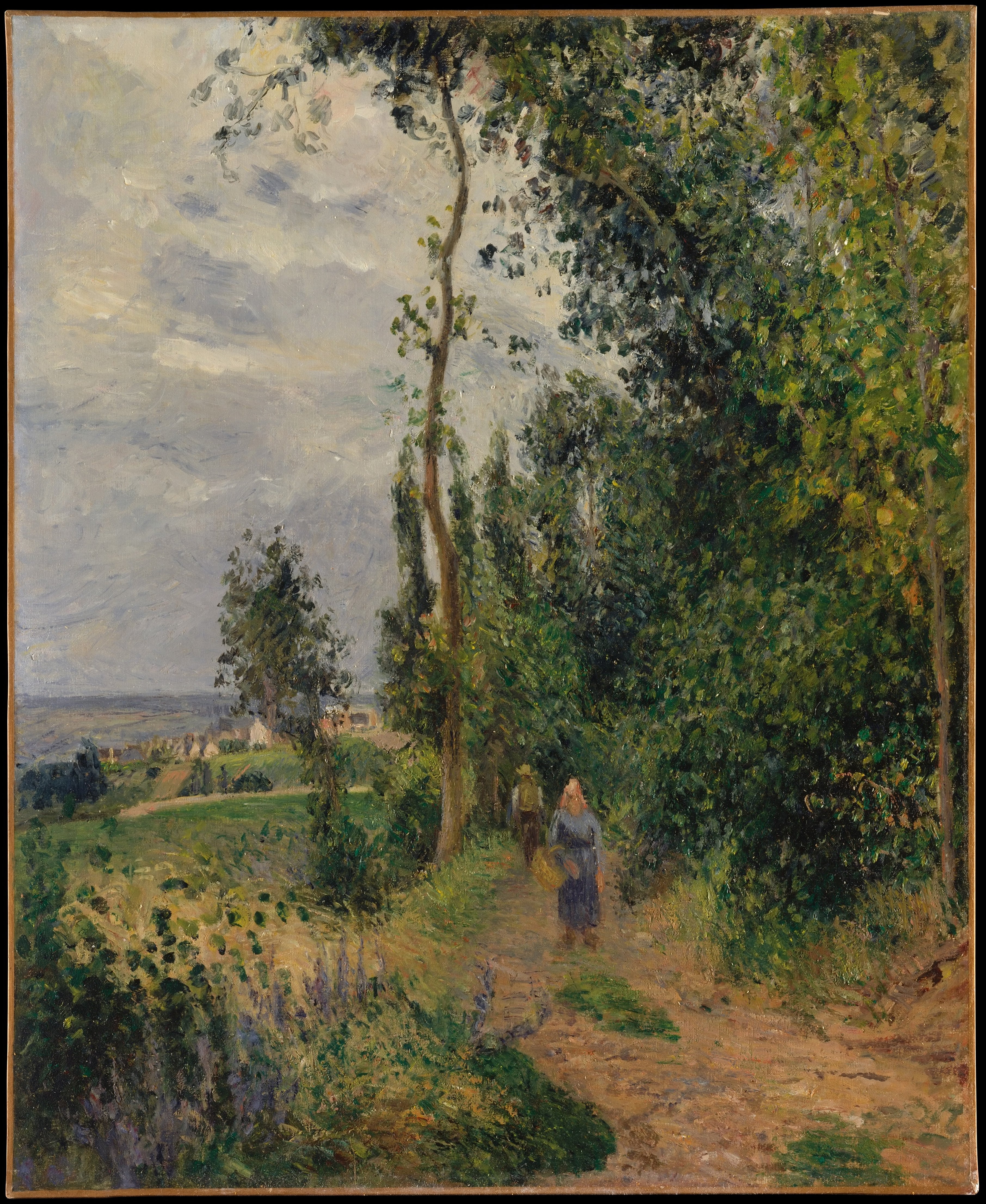 Reproduction du tableau « Côte des Groouettes, près de Pontoise - Camille Pissarro » par Alpha Reproduction en peinture à l’huile