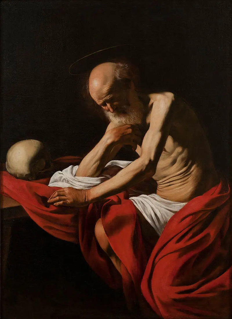 Heiliger Hieronymus in Meditation - Caravaggio
