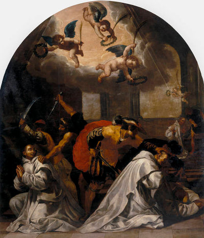 Le martyre de quatre moines à la chartreuse de Roermond - Vincenzo Carducci