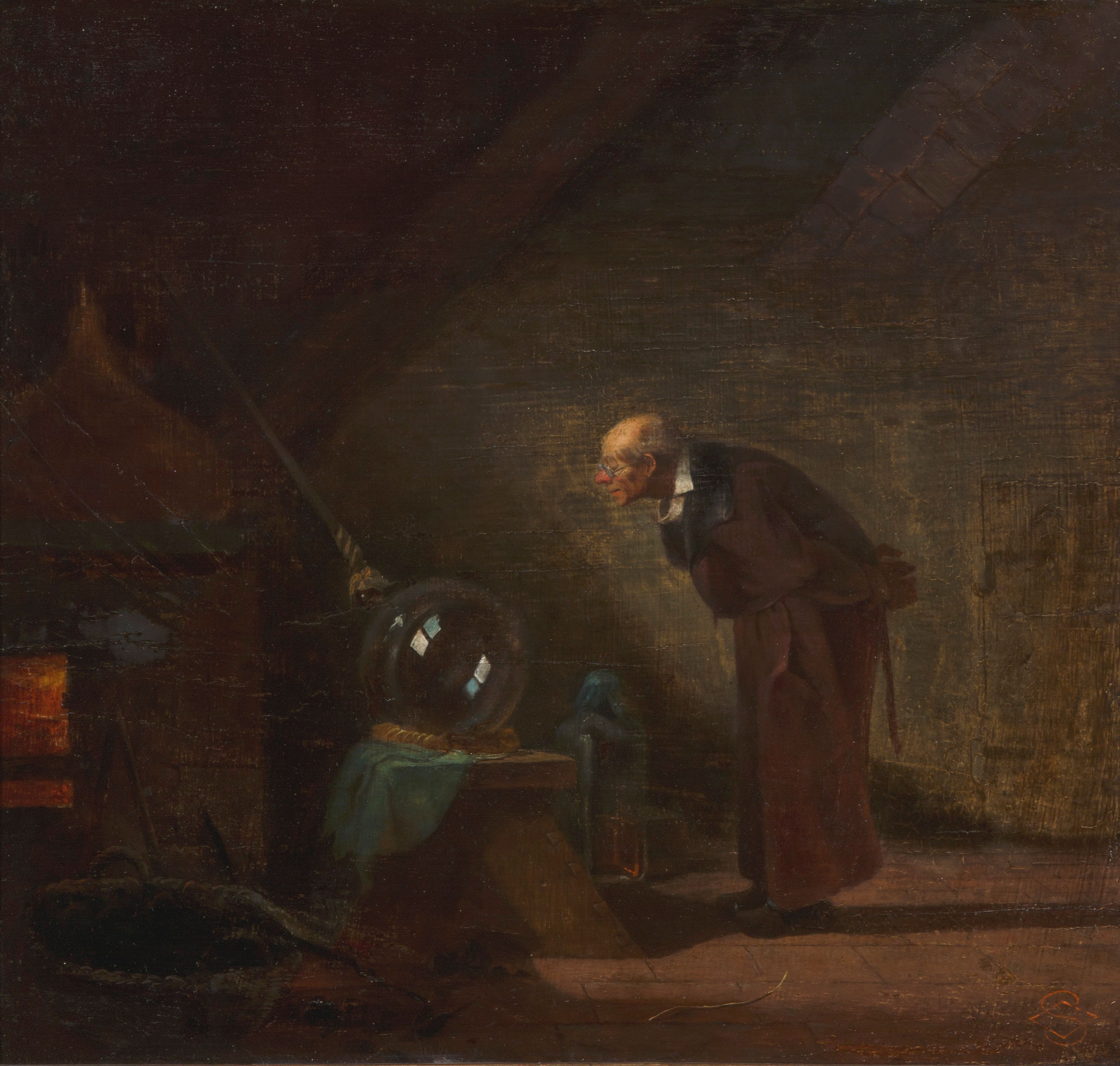 L’Alchimiste - Carl Spitzweg - Alpha Reproduction