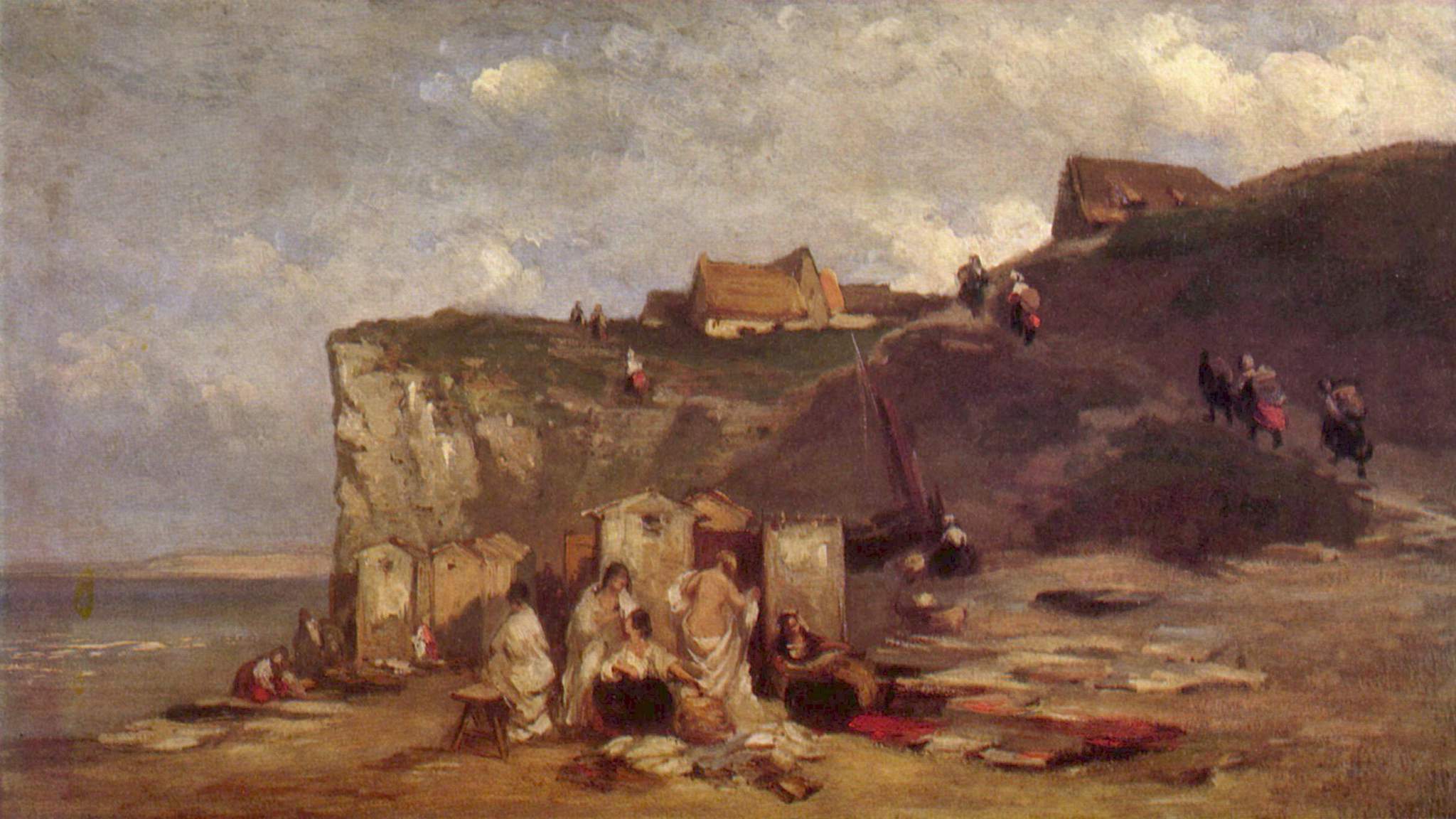 Bain de femme à Dieppe III - Carl Spitzweg - Alpha Reproduction
