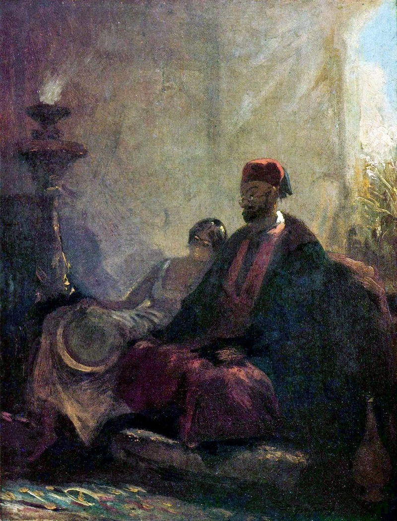 Im Harem - Carl Spitzweg