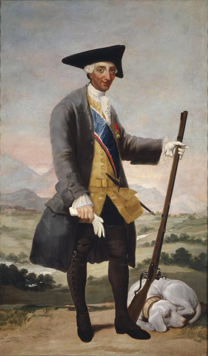 Karl III in Jägerkleidung - Francisco de Goya
