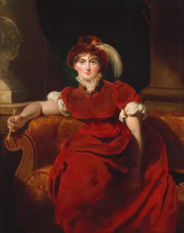 Porträt von Caroline de Brunswick - Thomas Lawrence