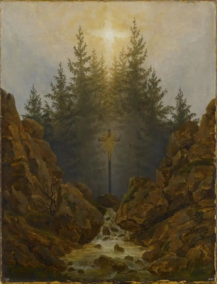 Kreuz im Wald - Caspar David Friedrich