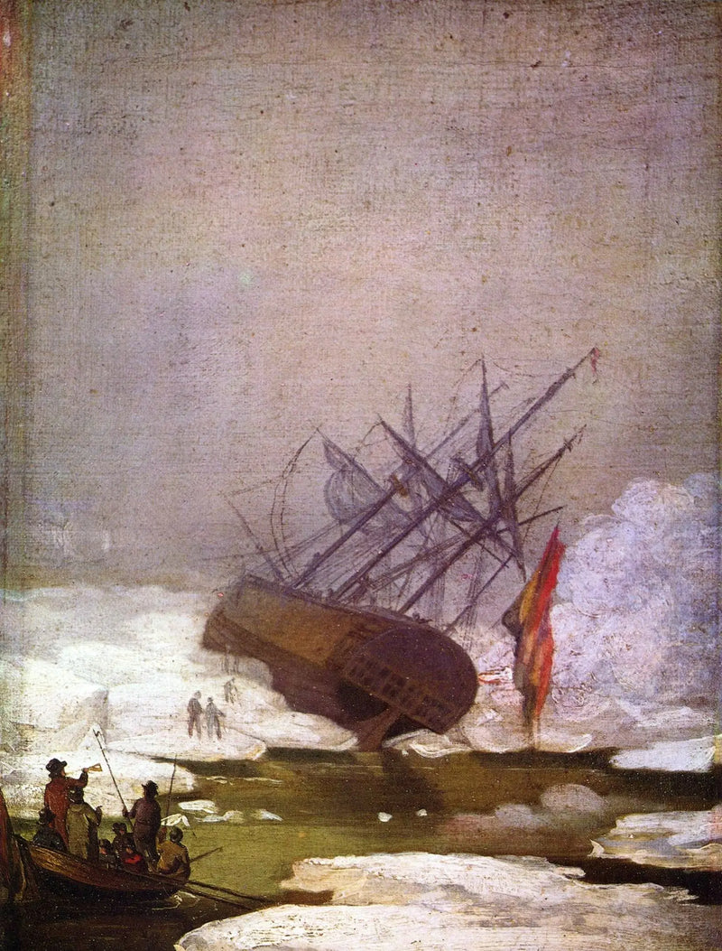 Wrack im Eismeer - Caspar David Friedrich