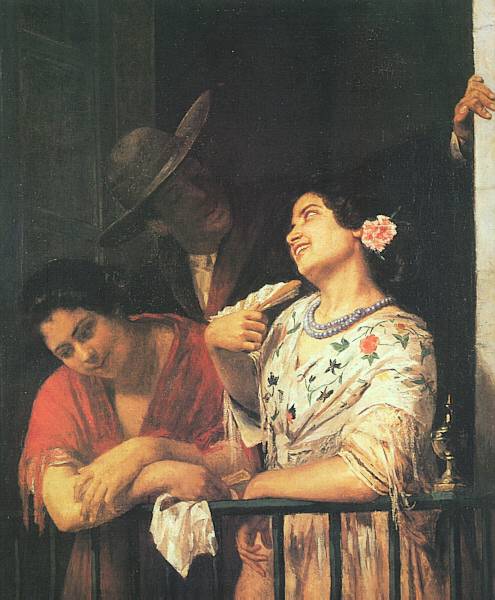 Reproduction du tableau « Sur le balcon - Mary Cassatt » par Alpha Reproduction en peinture à l’huile